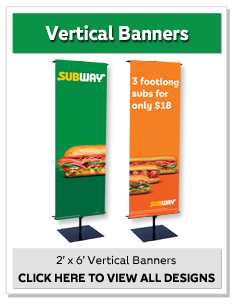 2' x 6' Vertical Banners